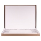 Зеркало интерьерное настенное в прямоугольном корпусе из металла 91,5х71 см, серебро - фото 14830044