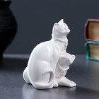 Фигура "Коты ключик-замочек" белый 5х5х10 см - Фото 2