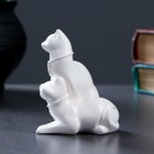 Фигура "Коты ключик-замочек" белый 5х5х10 см - Фото 4