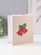 Фотоальбом на 40 фото 13×18 см «Новогодние колокольчики», в коробке, тиснение золото, 5×18×20.8 см - Фото 2