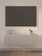 Тумба ТВ подвесная Белая Lines MTV4-MA 300х1150х315 10896663 - фото 14662727
