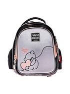 Рюкзак каркасный 40×33×15 с наполнением: мешок, пенал, черно-серый - Фото 15