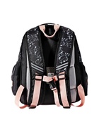 Рюкзак каркасный 40×33×15 с наполнением: мешок, пенал, черно-серый - Фото 17