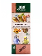 Лакомство "Triol" для волнистых попугаев, ассорти, 3шт, 80 г - Фото 4