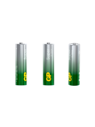 Батарейка алкалиновая GP Super, AA, LR6-5BL, 1.5 В, технология G-Tech, блистер, 5 шт.