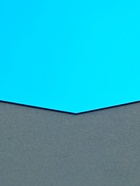 Наклейка интерьерная зеркальная «Многогранник», пластик, голубой, 30×20 см - фото 809178773