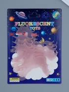 Набор наклеек интерьерных «Единороги», 4 шт., фосфорные, пластик, розовая, 17×12 см - Фото 4