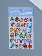 Наклейка интерьерная голография с металлическим отливом «Буквы», пластик, 9.5×27 см - Фото 1