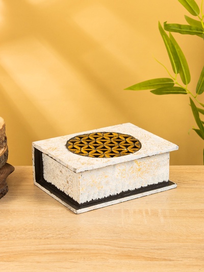 Шкатулка «Цветы», 19×15×7 см, МДФ