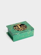 Шкатулка «Древо», 19×14×7 см, МДФ, зелёная 10485557