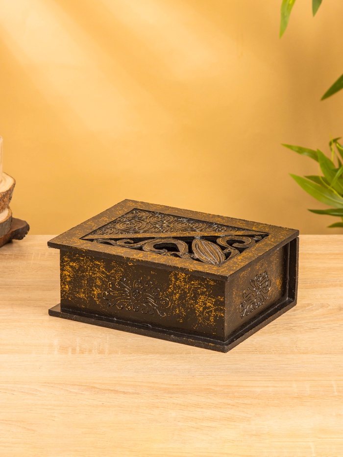 Шкатулка «Завитки», 24×18×9 см, МДФ