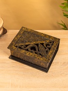 Шкатулка "Завитки" 24х18х9 см, МДФ - фото 809239486