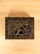 Шкатулка "Завитки" 24х18х9 см, МДФ - фото 809239487