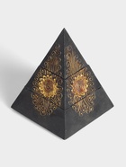 Шкатулка «Пирамидка», 15×15×20 см, МДФ, чёрная 10485576