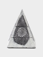 Шкатулка «Пирамидка», 15×15×20 см, МДФ, серебристая - Фото 2