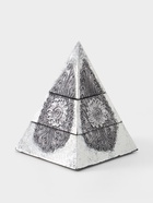 Шкатулка «Пирамидка», 15×15×20 см, МДФ, серебристая - Фото 3