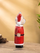 УЦЕНКА Сувенир интерьерный «Кот в новогоднем костюме», 15×13×40 см, дерево - Фото 4