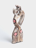 Сувенир интерьерный "Влюблённые кошечки" 12х3х30 см, дерево, цв. белый - фото 809640537