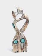 Сувенир интерьерный "Влюблённые кошечки" 12х3х30 см, дерево - фото 809640543