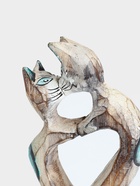 Сувенир интерьерный "Влюблённые кошечки" 12х3х30 см, дерево - фото 809640545