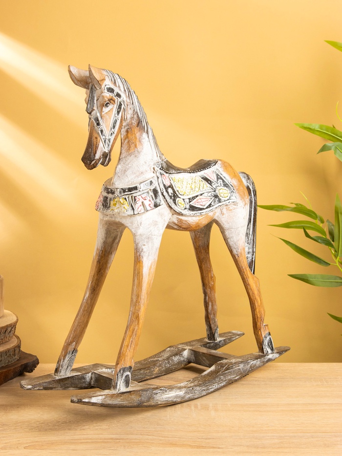 Сувенир «Лошадка - качалка», 40×13×45 см, дерево - Фото 1