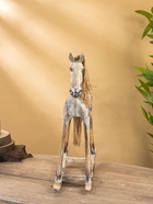 Фигура «Лошадка - качалка, 41×12.5×44 см, дерево, бежевая - фото 59841591