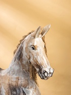 Фигура «Лошадка - качалка, 41×12.5×44 см, дерево, бежевая - фото 59841593