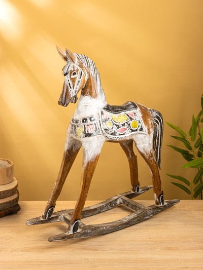 Фигура «Лошадка - качалка», 50×15×55 см, дерево