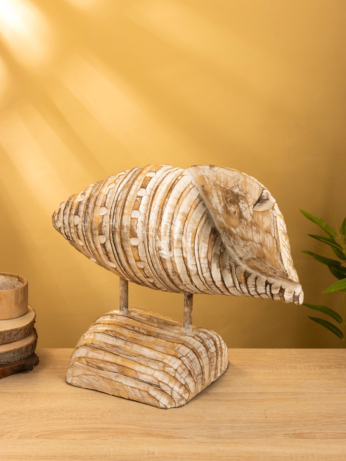 Сувенир на подставке «Морская раковина», 50×20×40 см, дерево