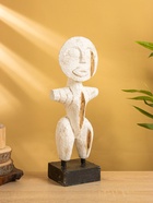 Сувенир на подставке «Человечек», 15×10×45 см, дерево, белый - фото 809049337