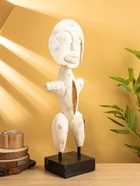 Сувенир на подставке «Человечек», 20×10×63 см, дерево, белый - фото 809049342