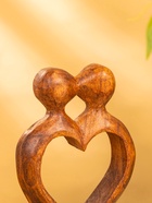 Сувенир «Любовь», 14×3.5×25 см, дерево, коричневый - фото 809239528
