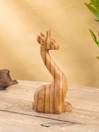 Фигура «Жирафик», 12×6×25 см, дерево пиннис, коричневая - фото 809303742