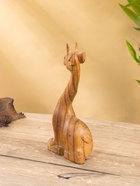 Фигура «Жирафик», 12×6×25 см, дерево пиннис, коричневая - фото 809303744