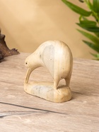 Сувенир «Птица Киви», 10×5×9 см, дерево суар, бежевый - фото 63119176