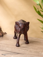 Сувенир «Слон», 24×11×16 см, дерево суар, тёмно-коричневый - фото 63119186