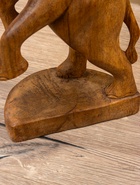 Сувенир «Слоненок», 18×10×27 см, дерево суар, коричневый - фото 63119193