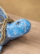 Сувенир «Черепаха», 25×16×10 см, дерево сиграсс, кокос, голубой 10615537