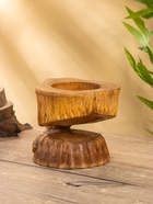 Подставка под бутылки «Голова слона», 15×15×17 см, дерево Пиннис, коричневая - фото 809303748