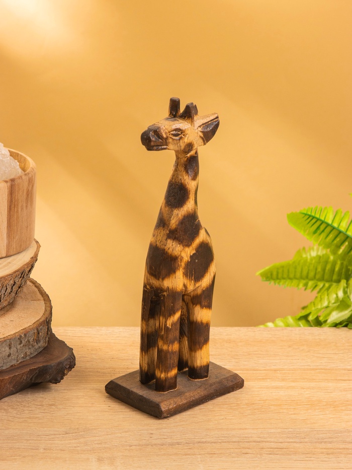 Сувенир «Жирафик», 8×5×20 см, дерево, коричневый - Фото 1