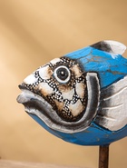 Сувенир «Рыба», 25×7×18 см, дерево, бирюзовый - фото 63119213