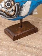 Сувенир «Рыба», 25×7×18 см, дерево, бирюзовый - фото 63119214