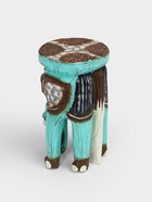 Табурет «Слон», 17×17×30 см, дерево, бирюзовый 10615865