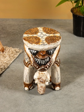 Табурет «Слон», 17×17×30 см, дерево, коричневый