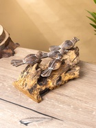 Сувенир интерьерный «Птички на ветке», 35×20×13 см, дерево - фото 63119221