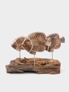 Сувенир интерьерный «Экзотические рыбки», 25×20×27 см, дерево 10615925