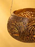Подсвечник подвесной из кокоса, 9-12 см, коричневый 10616037 - фото 16771630