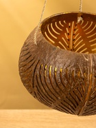 Подсвечник подвесной из кокоса, 13-17 см, коричневый 10616055 - фото 16771694
