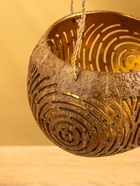Подсвечник подвесной из кокоса, 13-17 см, коричневый 10616056 - фото 16771698