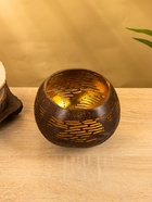 Подсвечник из кокоса, 15×15×13 см, коричневый 10616091 - фото 16792155